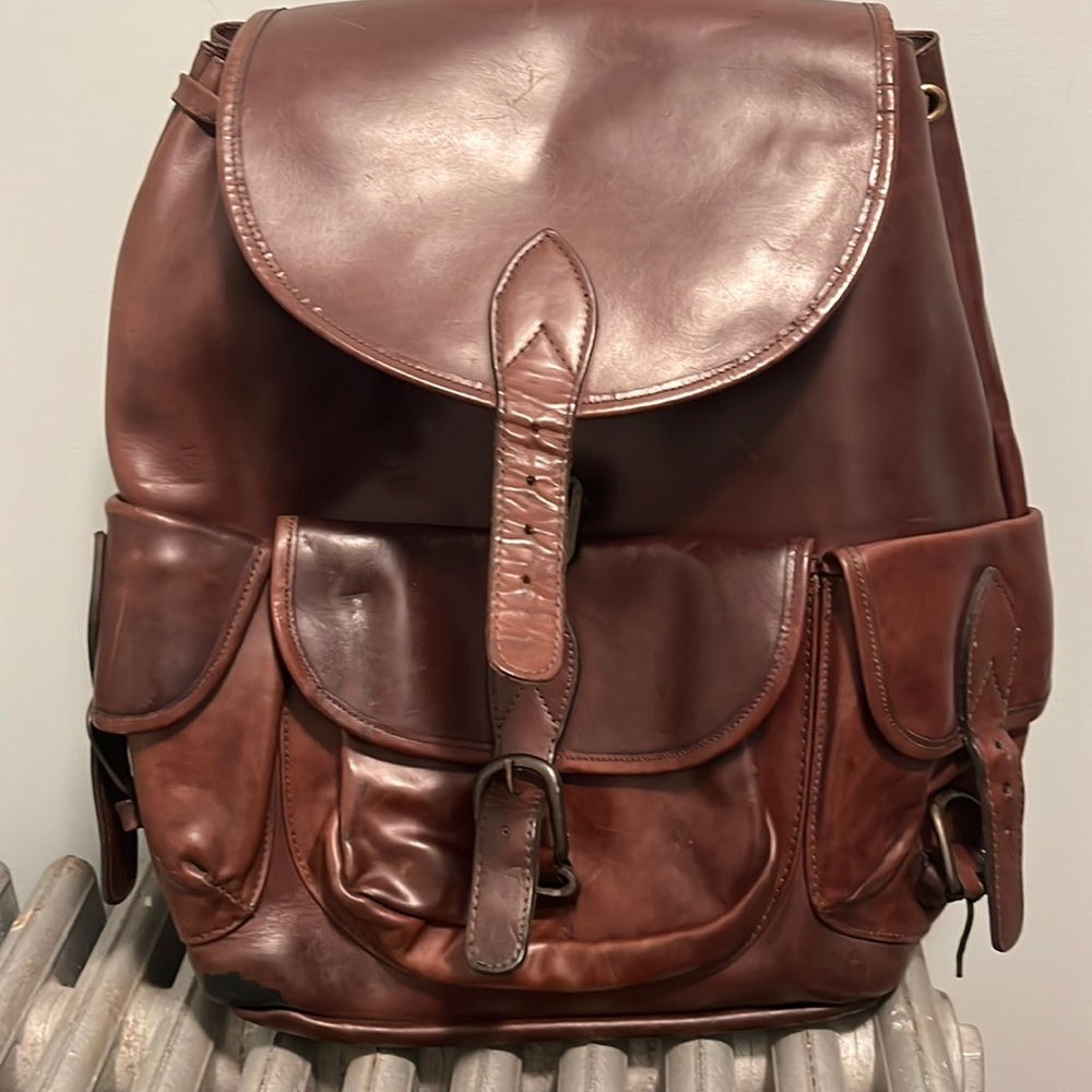 Leather Backpack - image 1